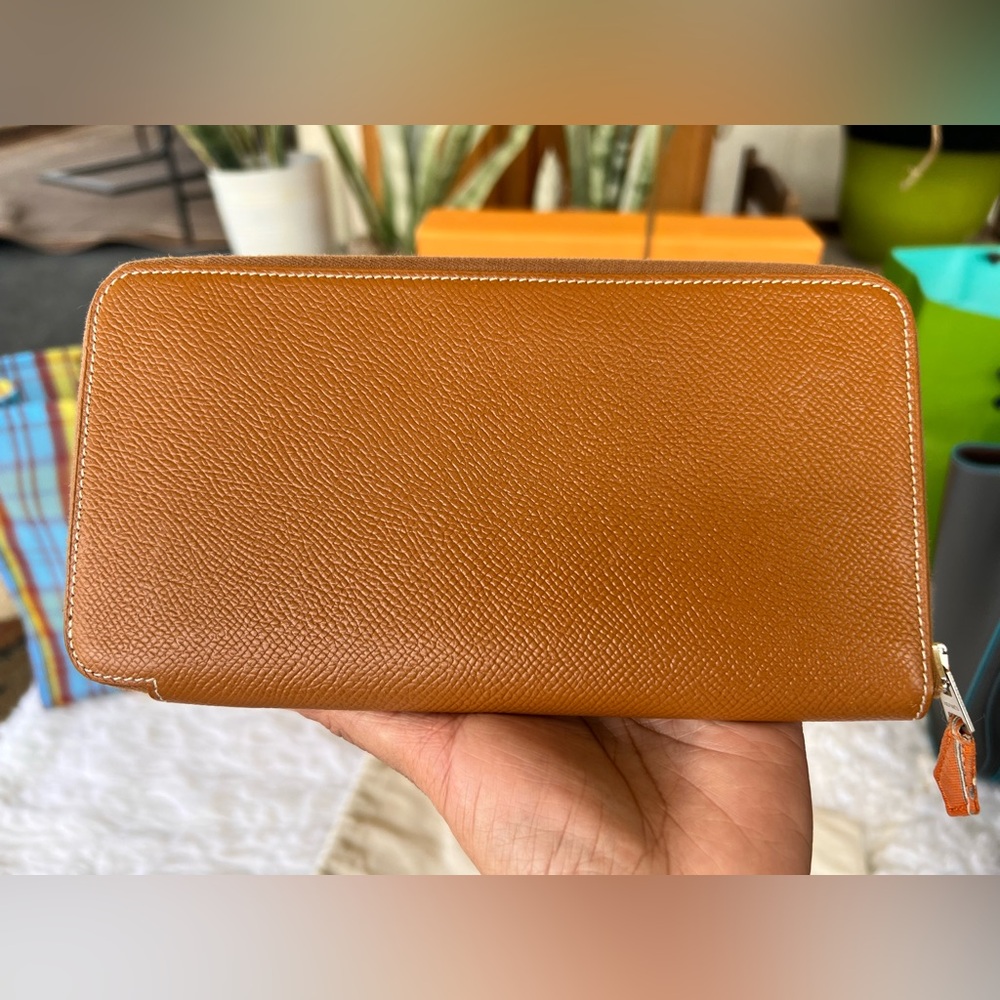π₯π₯Hermes Azap Silk In Classique Long Wallet COA READYπ₯π₯ - Picture 4 of 15